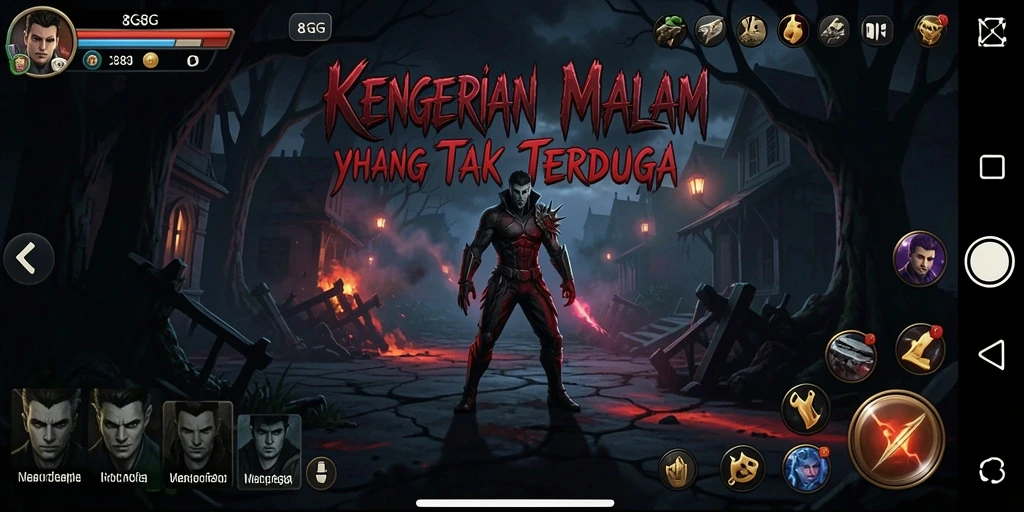 Gameplay menyeramkan di dunia kegelapan penuh ketegangan.