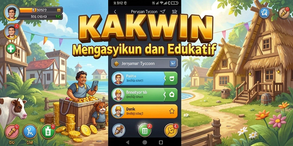 Screenshot memperlihatkan gameplay KAKWIN yang seru dan interaktif.