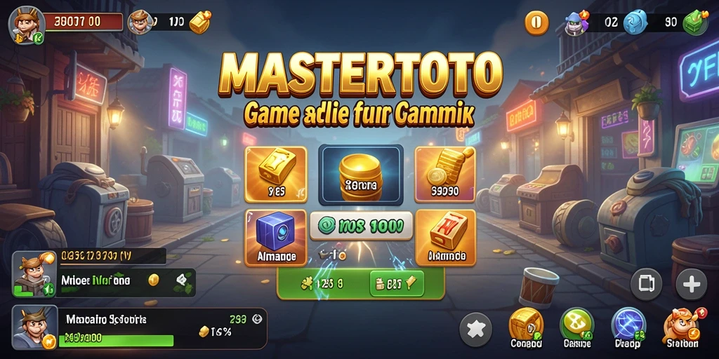 Tampilan gameplay Idle MASTERTOTO yang menggugah selera.