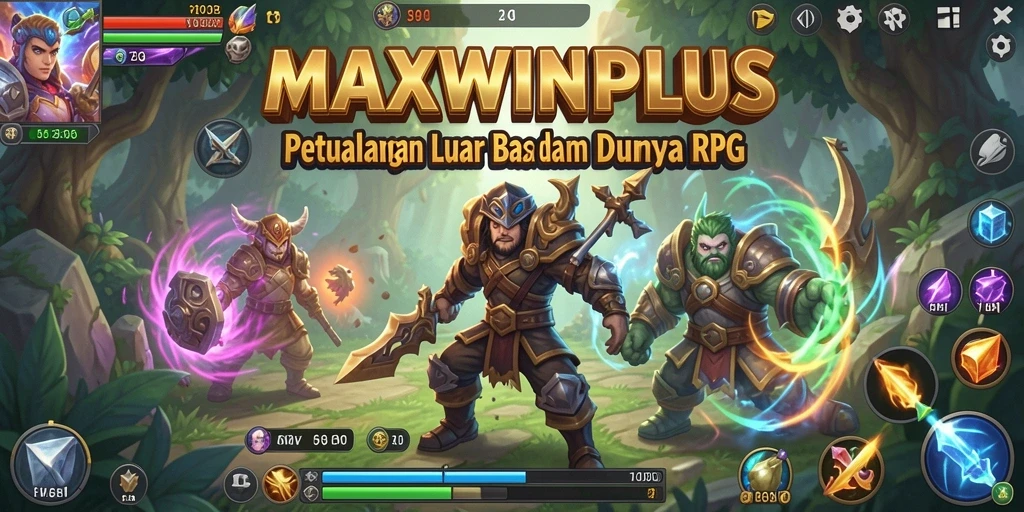 Tampilan gameplay RPG yang menegangkan dan penuh aksi.