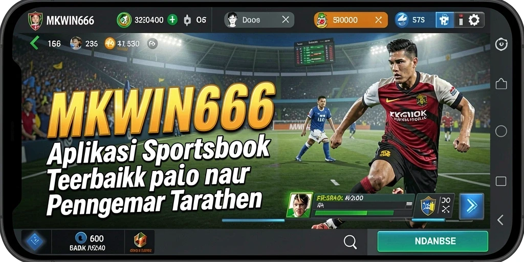 Tampilan gameplay MKWIN666 yang menarik dalam aplikasi Sportsbook.