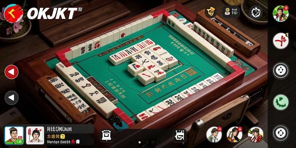 Gameplay Mahjong yang seru dan menantang di OKJKT.