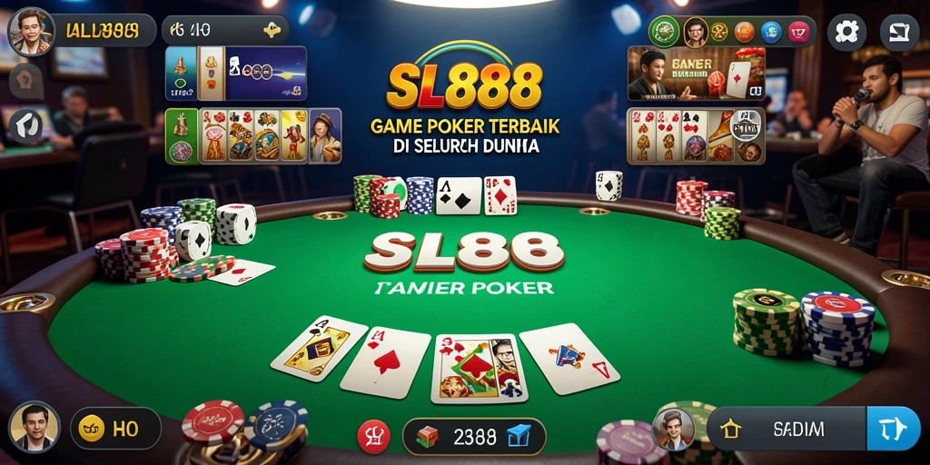 Tampilan screenshot gameplay Poker yang seru di SL888.
